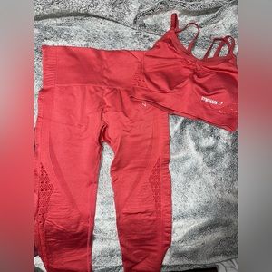 Bra is medium leggings are small